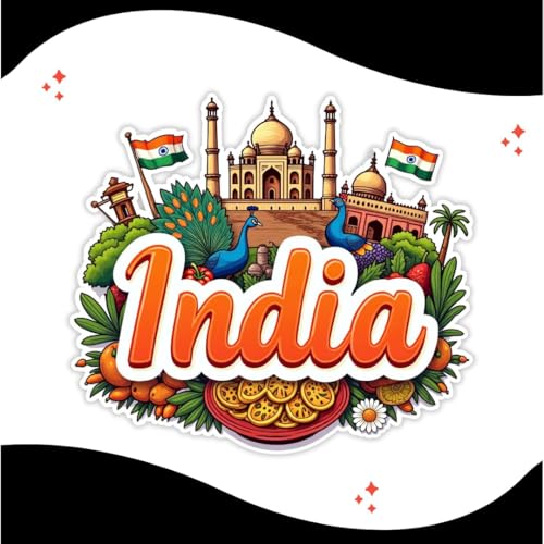 Image of Zesta Wooden Fridge Magnets Set | Refrigerator Decor Magnets for Kitchen | India Souvenir Fridge Magnet Collection | Wooden Magnet for Fridge Door Decoration (Bharat)