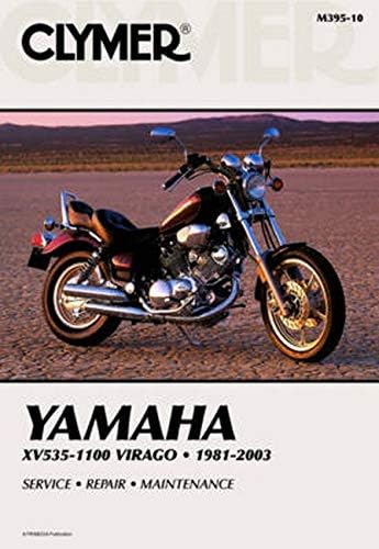 Clymer Yamaha XV535-1100 Virago 1981-2003: Service, Repair, Maintenance (Clymer Motorcycle Repair)