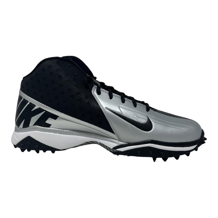 Image of Nike Men's Alpha Menace Pro 2 D Football Cleats - Black /White,7M US