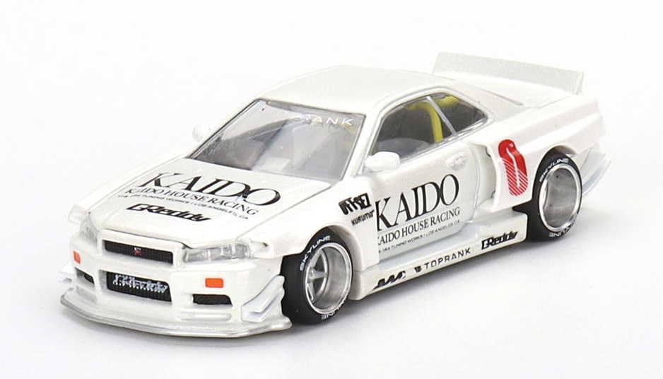 Amazon | 1/64 MINI-GT スカイライン GT-R R34 Kaido Works V2