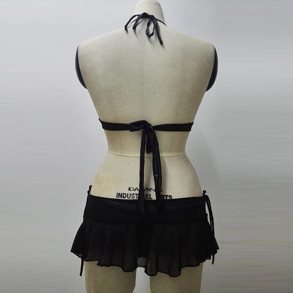 Ropa Interior erótica para Mujer, Conjunto de Ropa Interior Sexy de Malla para Mujer (Talla única Negra)