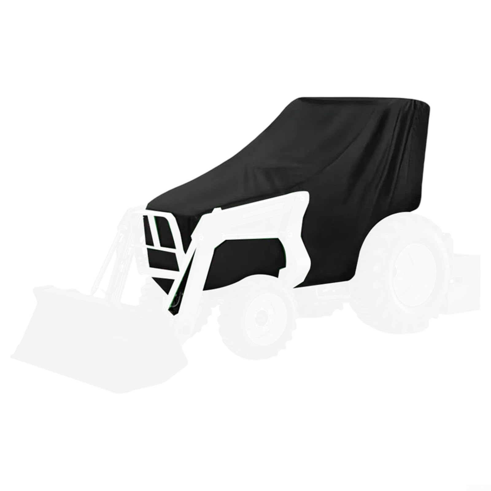 Funda para cortacésped de 79 x 128 x 259 cm, 420D para tractor, resistente al agua, resistente a los rayos UV, con bolsa de transporte, maquinaria de jardín para protección