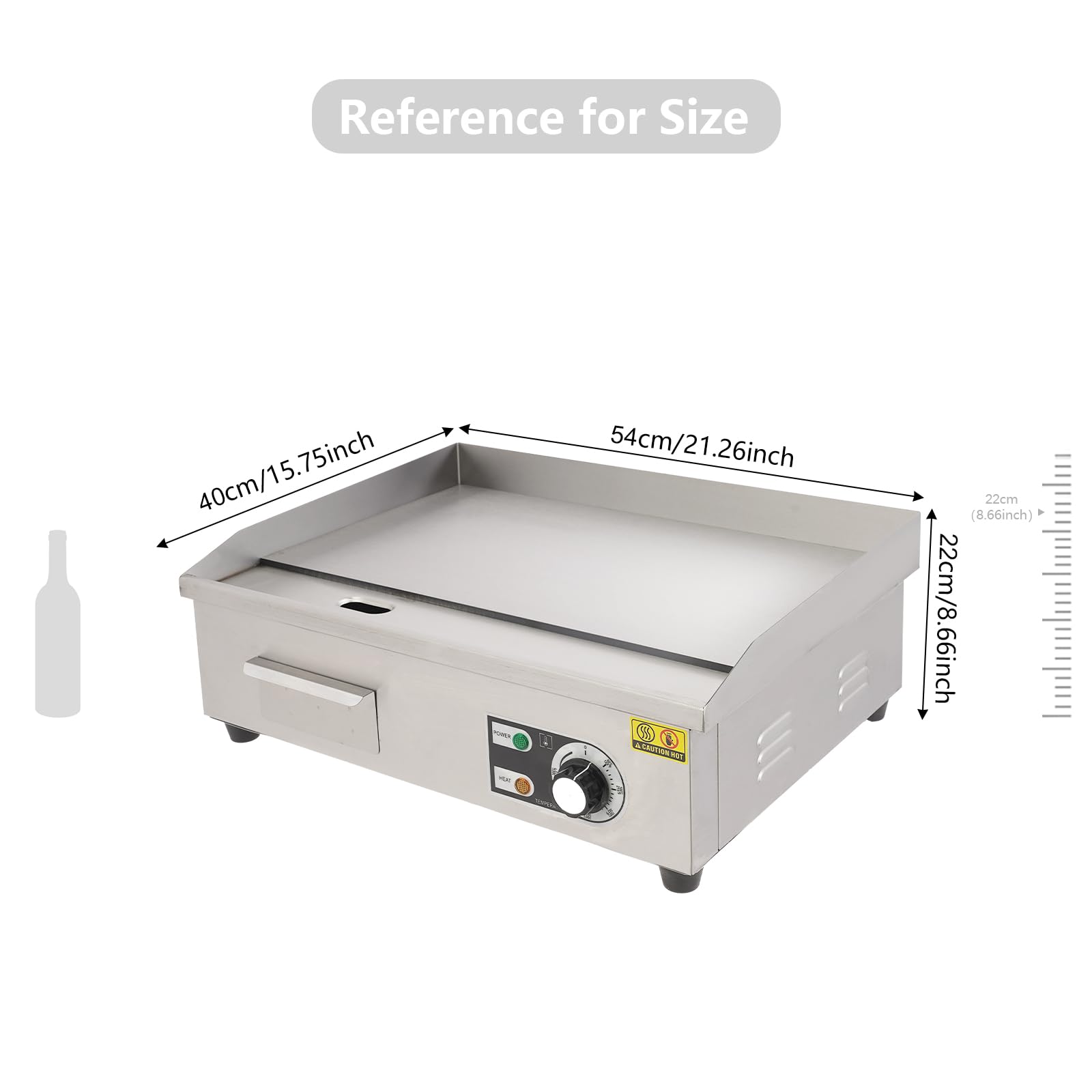 Barbacoa eléctrica, Barbacoa eléctrica comercial, plancha
