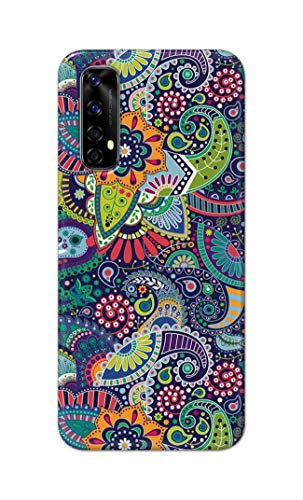 Image of Printed Hard Back Cover Case for Realme Narzo 20 Pro | Realme 7 | Realme Narzo 30 4G Back Cover (Miraculous Patterns) -1803