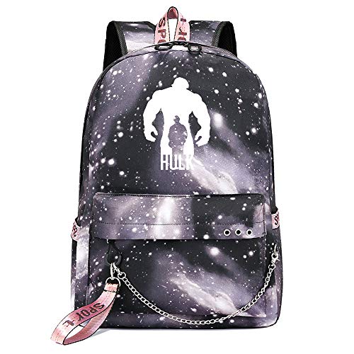 Mochila invencible Hulk  Marvel Comics Superhero Daypack  Senderismo Walking Knapsack