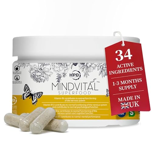 34-in-1 Nootropic Brain Supplement | Focus, Memory & Brain Fog Support Capsules | Cognitive Enhancer with Fatty Acid, Bacopa & B-Vitamins | Mental Clarity & Mood Balance | 90 Vagen Capsules