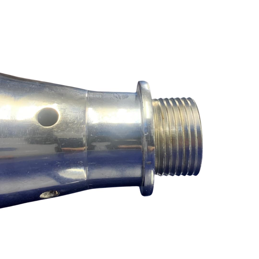 Chrome Plated Brass Foam Jet Nozzle - 1" Water Spray Sprinkler, Ideal for Garden Pond, Outdoor Fountains and Water Feature 4