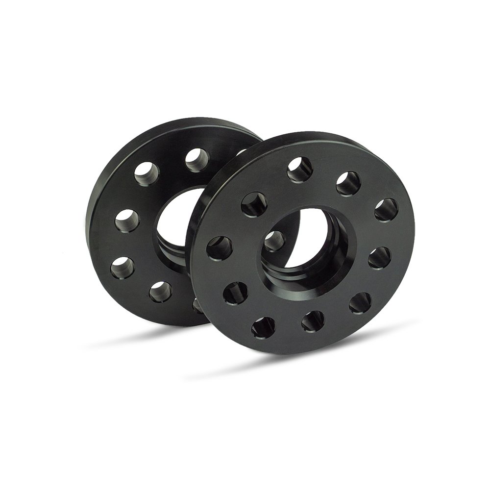 SCC Spurverbreiterung 12106W - schwarz eloxiert - LK: 98/4+2 NLB: 58,1 - 20mm - 2 Stück