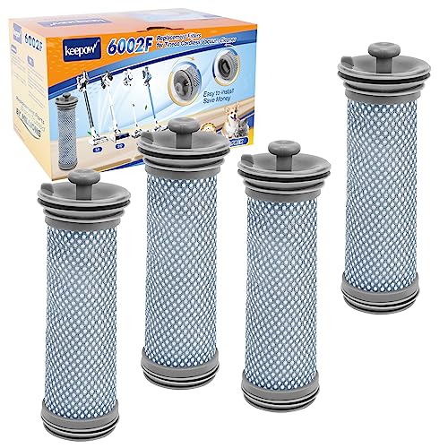 KEEPOW A10 Vacuum Filter Replacement Compatible with Tineco A10 A11 Hero A10/A11 Master PURE ONE S11 Series, S12, X Cordless Vacuum Cleaner (4 Pack Post-Filter)