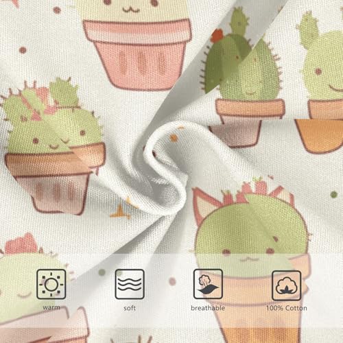 KLL Different Cactus Toddler Boys Soft Boxer Briefs Breathable Children Undies3