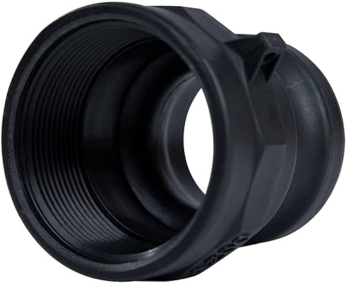 Miniatura 6 de Quafwia 2 piezas de accesorios de bloqueo de leva de polietileno (2 pulgadas Parte A) Accesorios de bloqueo de leva y ranura, adaptador macho x