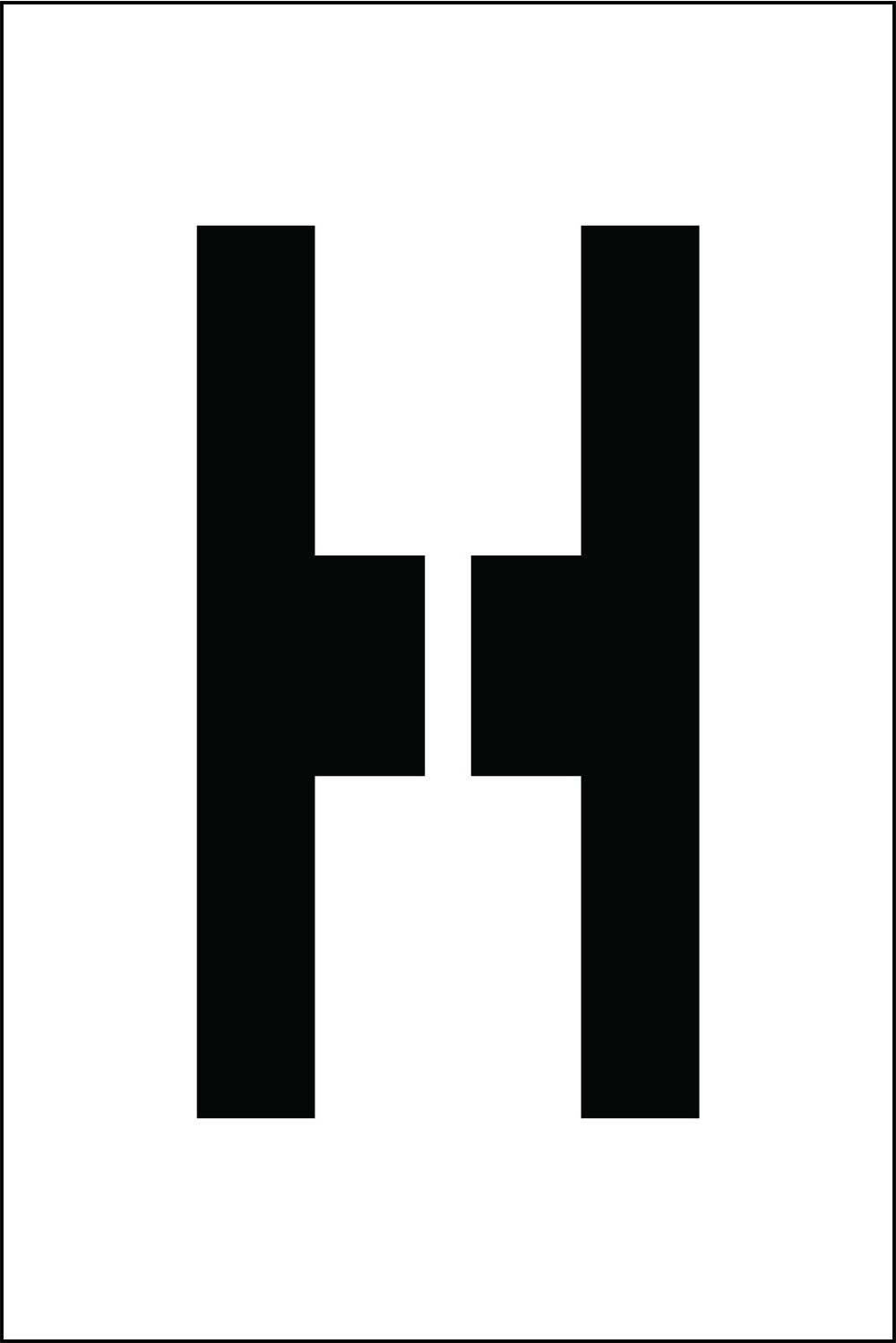 NMC National Marker Corp. PMC4-H Stencil, Letter H, 4 Inch: Amazon.com: Industrial & Scientific nmc-national-marker-corp-pmc4-h-stencil-letter-h-4-inch-amazon-com-industrial-scientific