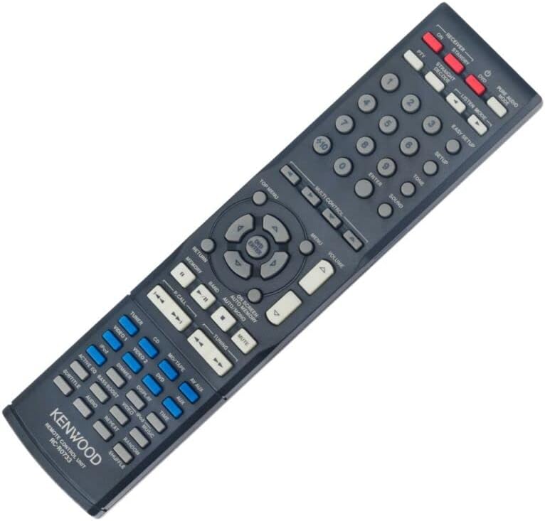 Replacement Remote Control Replace for TV/Audio/Projector RC-R0733 for Kemwood AV Receiver KRF-V8300D KRF-V7300D KRF-V9300D