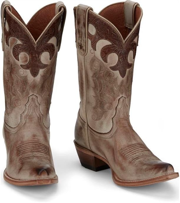 Justin Lomita 10" Western Boots for Women - Premium Leather, Classic Design, Durable Sole, Comfortable Fit, Stylish Footwear