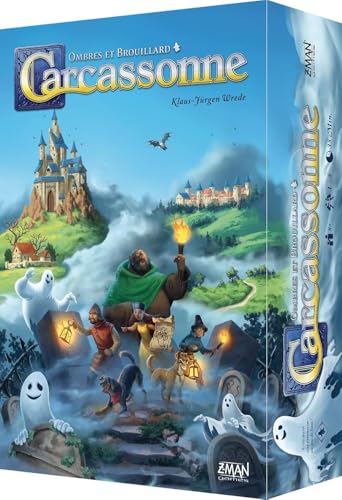 ASMODEE Hans im Glück | Carcassonne: Schatten und Nebel | Gesellschaftsspiel | Spielsteine | ab 8 Jahren | 1-5 Spieler | 35 Minuten (HIGCARFC01FR) ASMODEE Hans im Glück | Carcassonne: Schatten und Nebel | Gesellschaftsspiel | Spielsteine | ab 8 Jahren | 1-5 Spieler | 35 Minuten (HIGCARFC01FR)