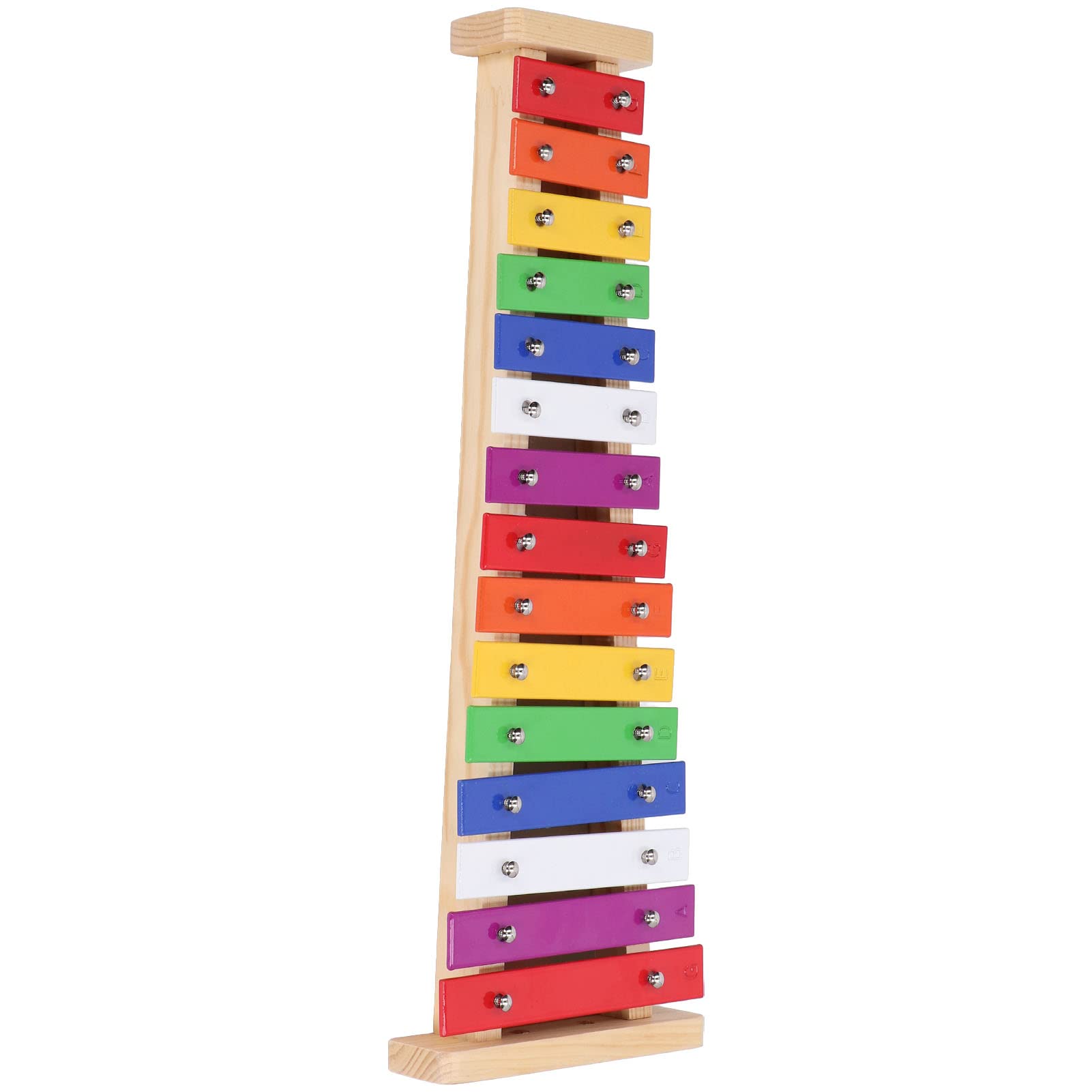 15 chiave colorato xilofono strumento musicale per i bambini,