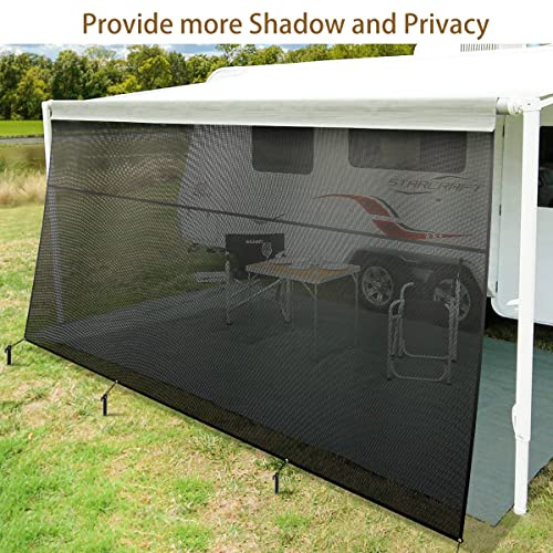 Zxmoto CP-ZPW-001 Rv Awning Sun Shade Screen 15'X9' thumb #4
