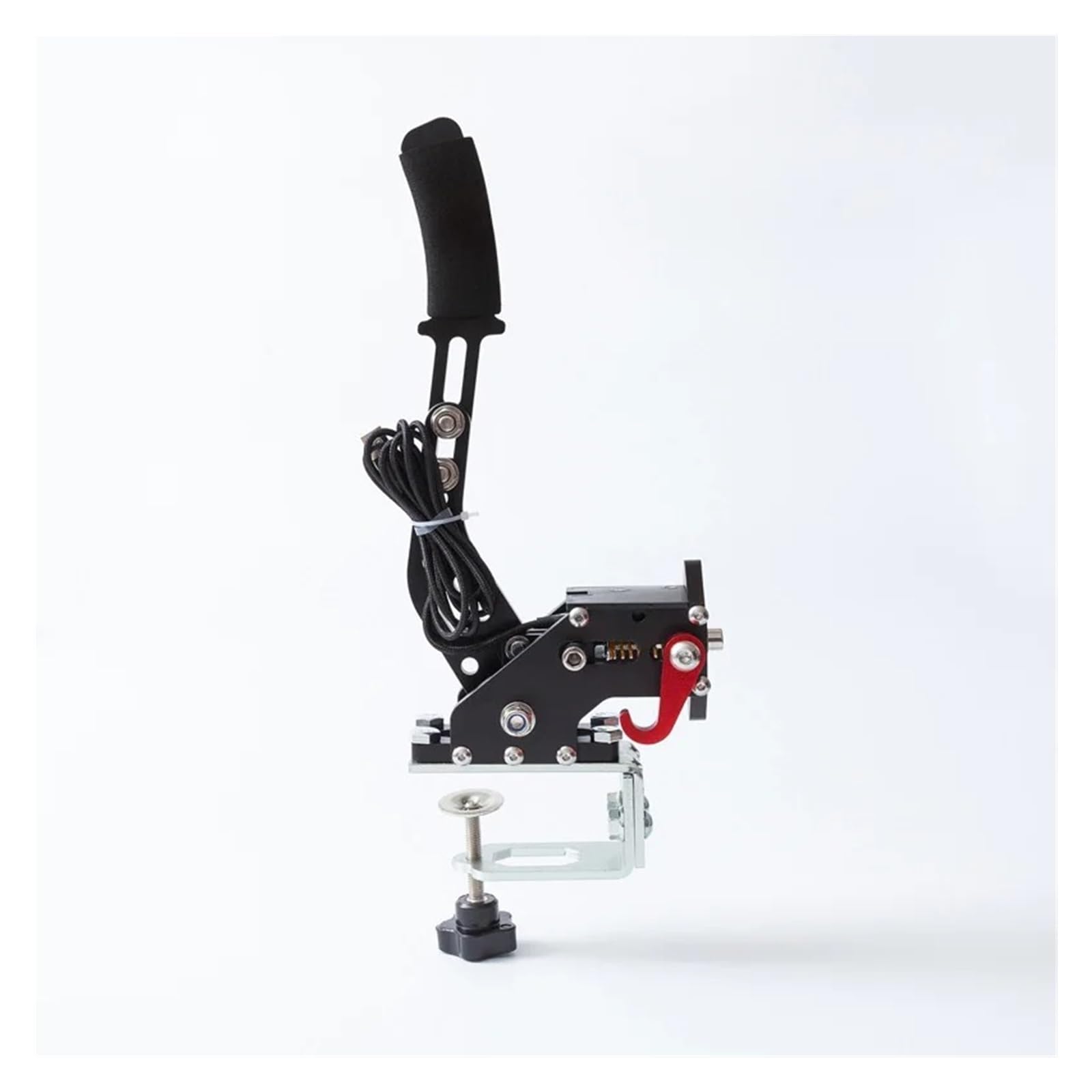 Parking Brake Actuator PC Game Handbrake Computer Racing Simulator Linear Drift Hand Brake (With CLAMP) For Logitech G923 G29 G27 G25 PXN V9 V10 V1(Black)