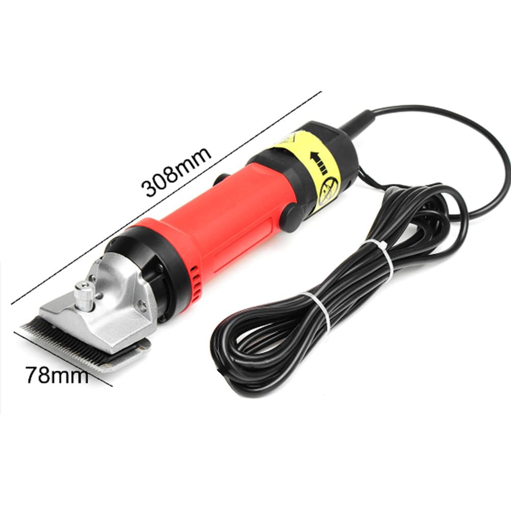 690 W/220 V Kit per toelettatura per Bestiame da Fattoria Elettrico Tosatrice Professionale Resistente per tosatura per Animali per capre, Pecore, bovini, peli Spessi, Cani