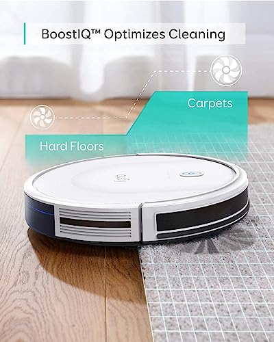 Image of eufy Robot Vacuum 11S MAX, Super-Thin,Powerful Suction, Quiet, Self-Charging Robotic Vacuum Cleaner, Cleans Hard Floors to Medium-Pile Carpets, White