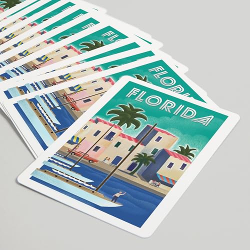 Lantern Press naipes póker tamaño estándar 52 cartas miniatura 5