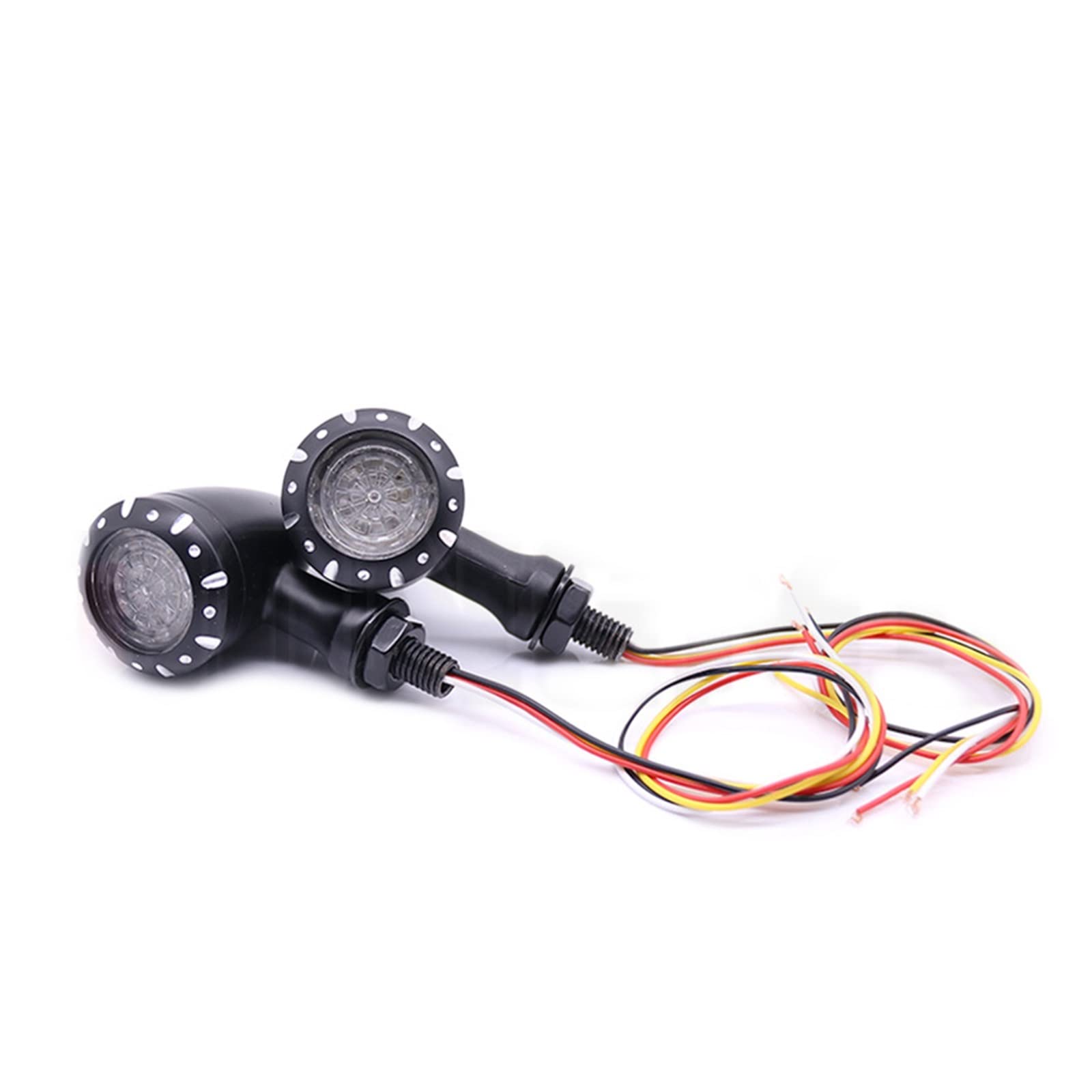 Clignotant clignotants moto 12V noir aux finitions soignées