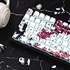 Anime PBT Keycaps White Japanese Custom Side Print Shine Through Keycap, Cherry Profile Key Caps for 61/87/104/108 Cherry Gateron MX Switches Mechanical Keyboard - Image 3