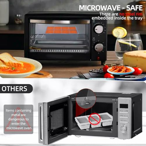 Bandeja para congelar silicona con tapa 4 unidades miniatura 6
