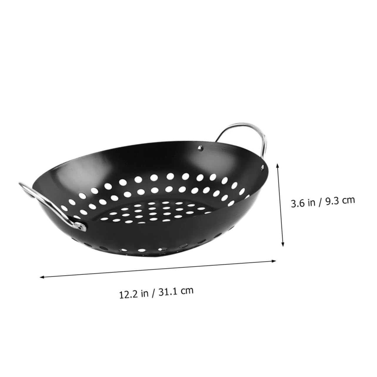 Kisangel Non-stick Barbecue Plate Bbq Griddle Pan Lightweight Compact Grill Chicken Wings Steak