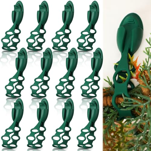 Cinnvoice Christmas Garland Ties Garland Hangers for Mantle Xmas Stocking Holder Stretchable Reusable Silicone Adhesive Straps for Fireplace Stairways Banisters