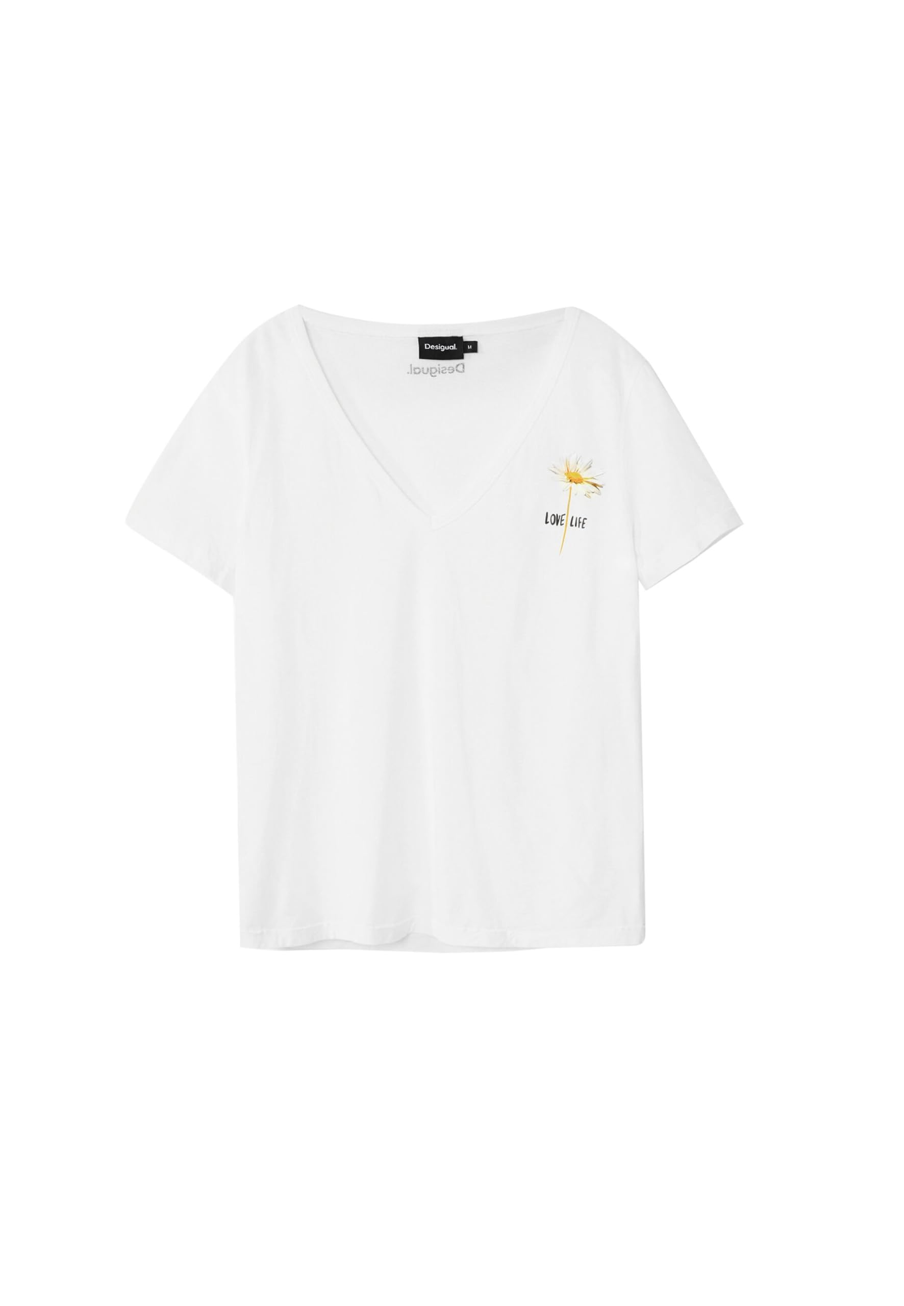 Desigual TS_Vini, 1000 Blanco, L, Blanco, L