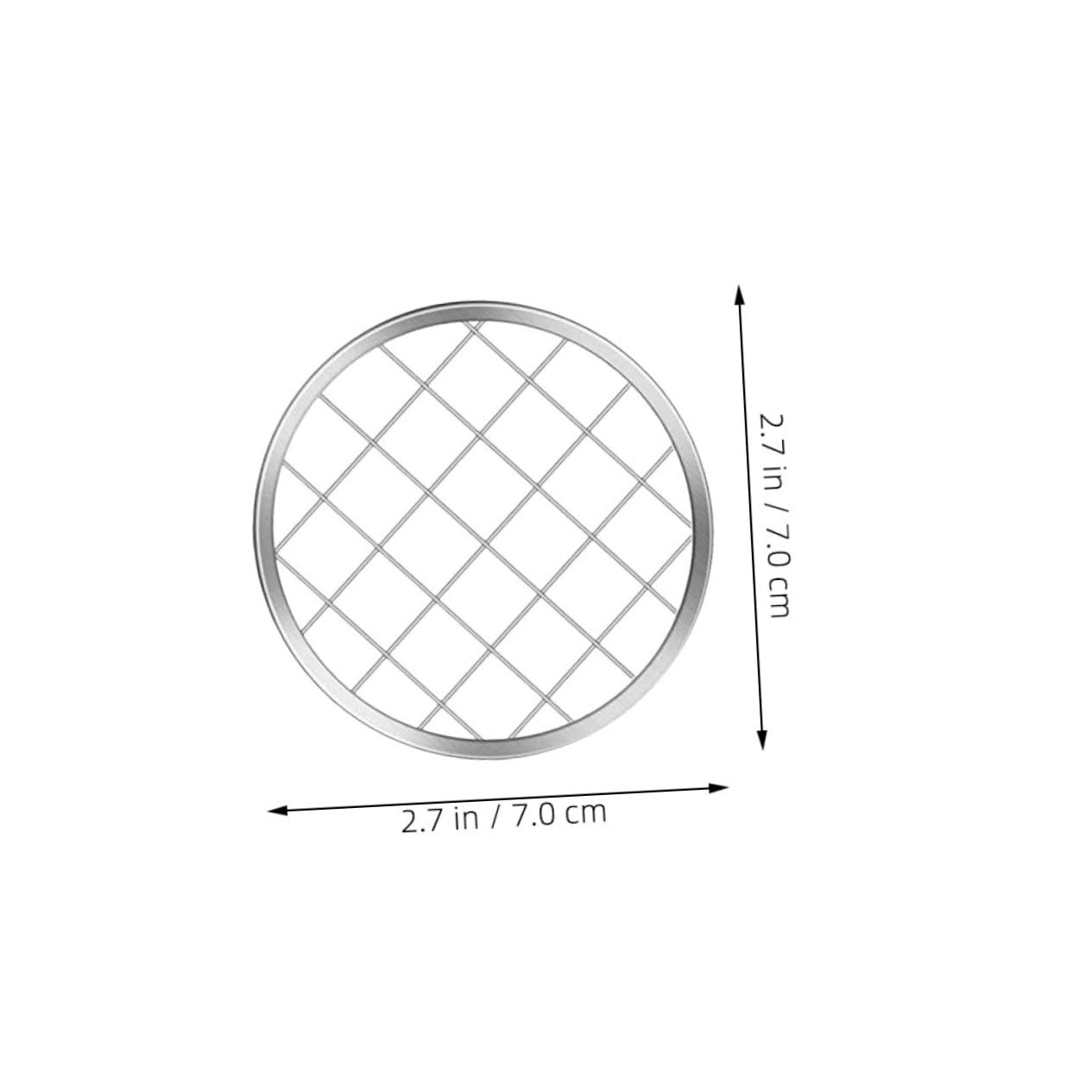IWOWHERO 86mm Mason Jar Lid Floral Grid Metal Flower Grid Lid for Vase Organized Storage for Home Decor
