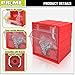 PR1ME 1 Pack Wall Mounted Storage Bins, Garage Hanging Storage Organizer Bins for Screws, Nuts, Bolts, Nails, and Small Hardware Parts