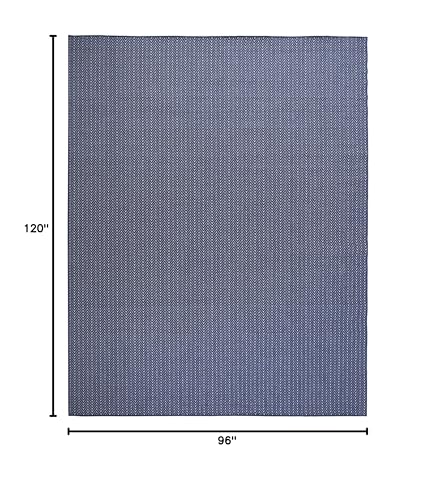 Tapete rectangular 8' x 10' Navy para interior y exterior miniatura 2