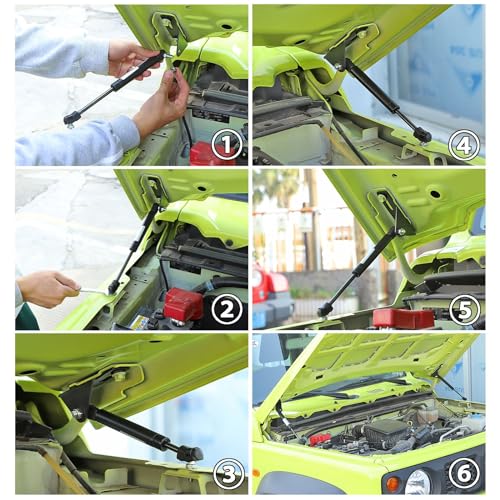 Vérins à gaz de coffre résolvant le hayon lourd sur Benz S213 Break