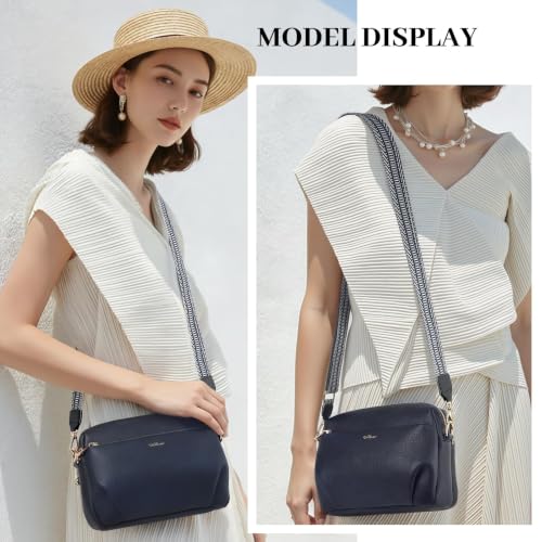 Image of Crossbody Bag for Women Vegan Leather Handbag Purse Anti Theft RFID