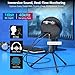 ZealSound RGB USB Microphone for iPhone/PC,Mic for Phone,ASMR,Gaming,Noise Cancel Microphones with Touch Mute/Echo/Volume Gain,Real Time Monitor,Podcast,Zoom YouTube Discord Twitch Video