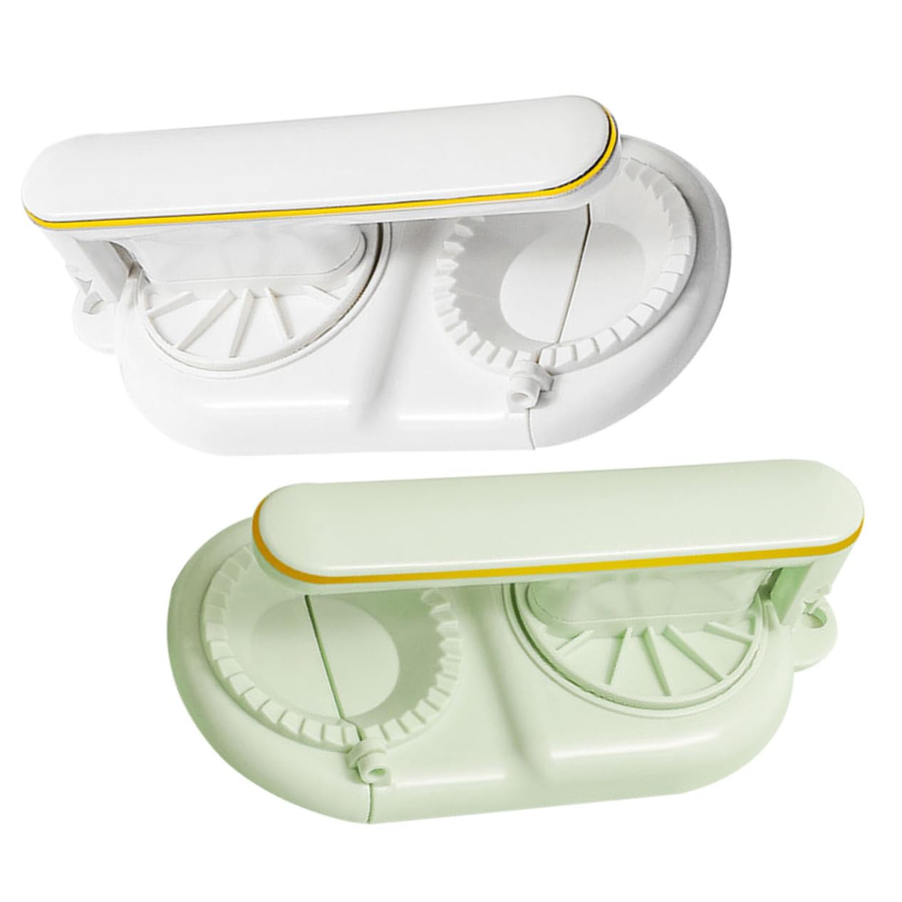 Cabilock 2Pcs Dumpling Pressers Convenient Dumpling Wrapper Makers for Effortless Dumpling Preparation at Home Restaurant
