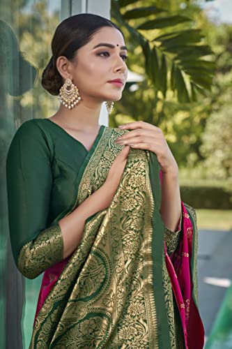 Image of Glory Sarees Women's Banarasi Silk Saree With Blouse Piece (Rich Silk101 Parent)