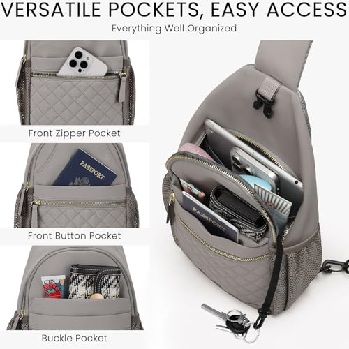 Image of Vankor Small Crossbody Purses Bags for Women Men Travel, Chest Sling Bag Women Casual Cross Body Bag for Woman Sling Backpack