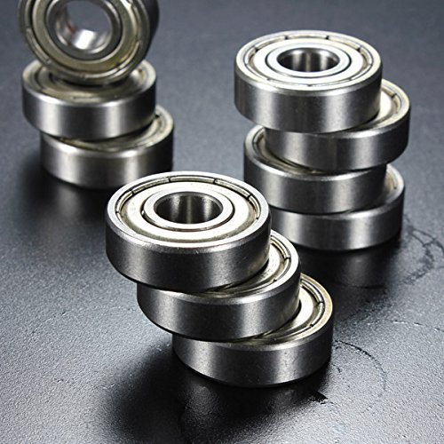 Confezione 10 Cuscinetti A Sfera 6900ZZ - Doppia Schermatura, 10x22x6 Mm - Per Hobby E Riparazioni