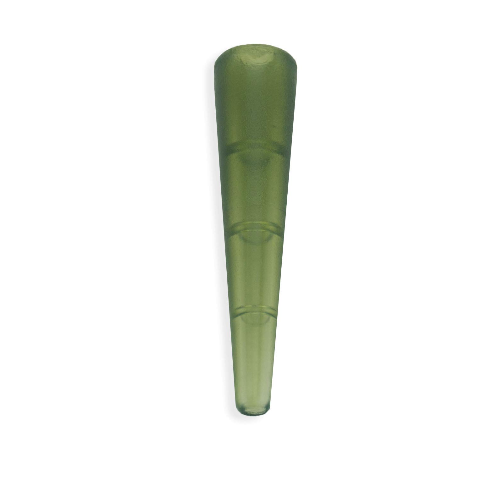 Bank Tackle Long Tail Rubbers 7 Colours Available Carp Fishing Tackle Rubber Rig Cones (Trans Green, x 100 Pack)