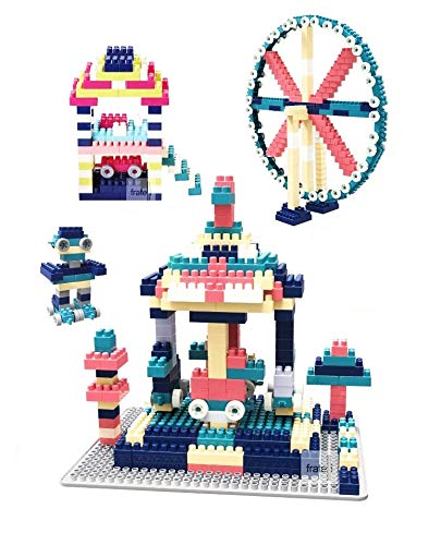 FRATELLI® Building Blocks for Kids - Certified European Saftey Standards (My Brainy Building Blocks - English Color Blocks with Play Tray) (B08QFWY8XZ) Amazon Price History, Amazon Price Tracker