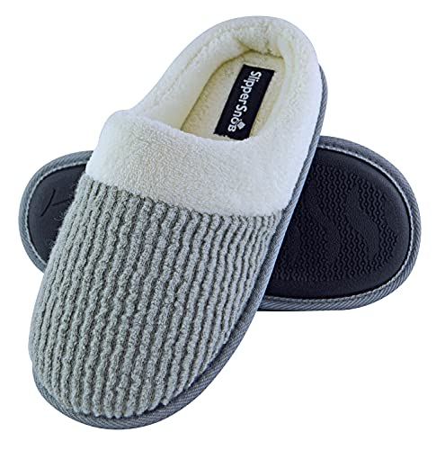 Slipper Snob - Ladies Slip On Style Mule Slippers | Memory Foam | Arch Support