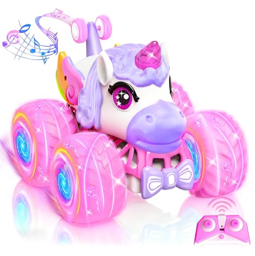 JOYSINTOY Remote Control Car for Girls - Unicorn Gifts for Girls Age 3+