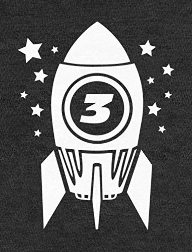 Tstars Space Rocket 3rd Birthday Shirt Boy Girl 3 Year Old Infant Toddler Kids T-Shirt2
