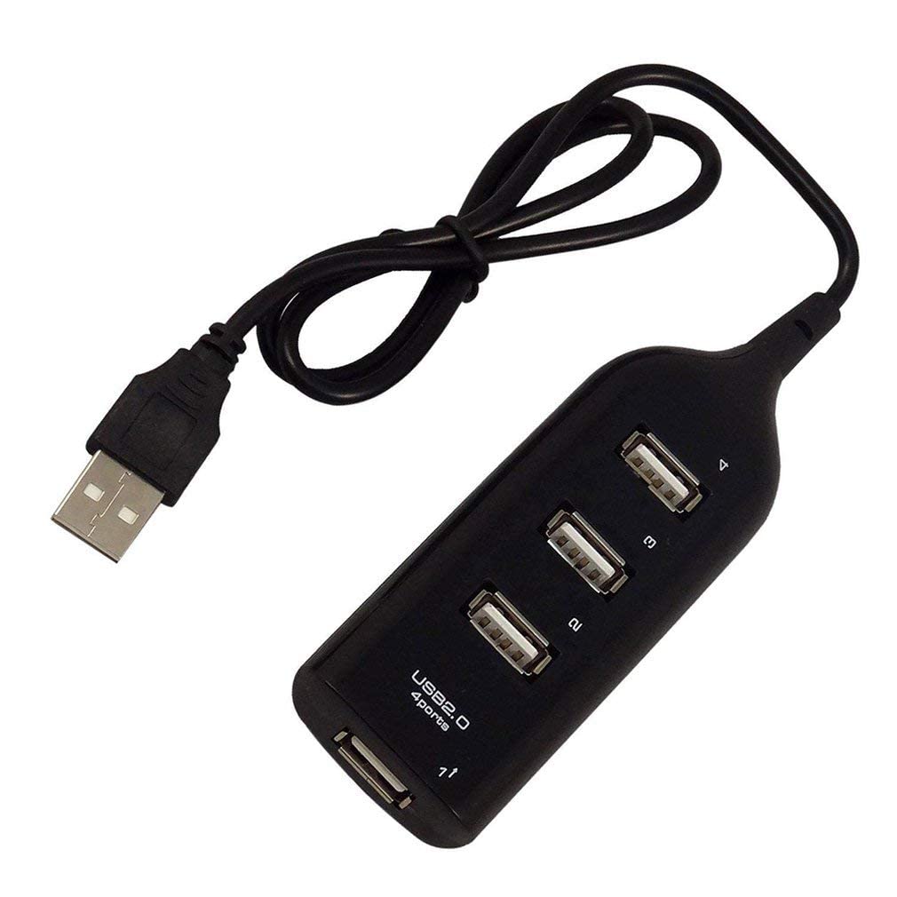 Compact Size Mini 4 Port USB 2 0 High Speed Hub Splitter Adapter 480 Mbps for Pc Laptop