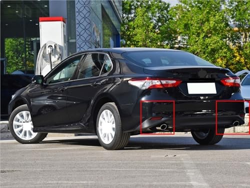 Luces traseras Toyota Camry 2018+ con lentes rojas reflectantes sin bombilla 6