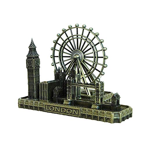 Métal London Eye Big Ben Tower Monument Commémoratif Cover