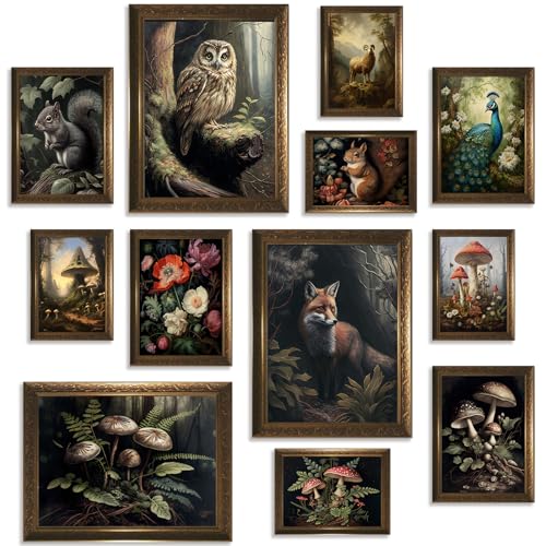 Dark Cottagecore Room Decor Aesthetic-Cottagecore Wall Decor Living...